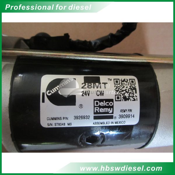 Delco Starter Motor 24V / 3.8KW / 10T For Dresser Loader 3909914 3918377 3926932