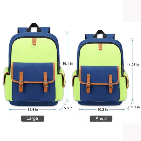 Bolso de escuela primaria de nylon de encargo 600D con la guarnición del poliéster