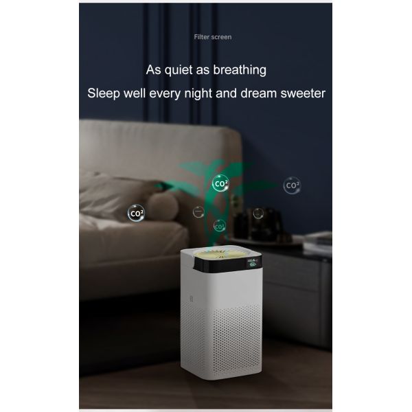 Свет ночи цветня стола фильтра очистителя H13 воздуха домочадца AP03 небольшой