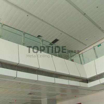 Windproof Suspended S Shape Metal False Aluminium Noise Reduction Ceiling