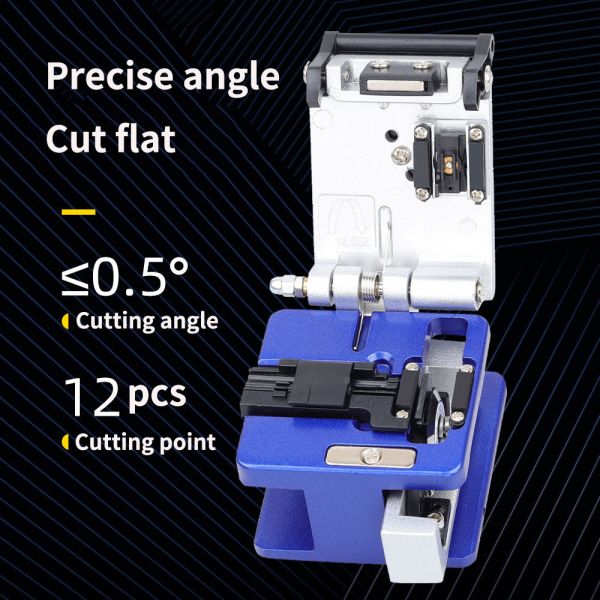 Cold Connection Fiber Optic Cleaver , FTTH Tool Kit Fiber Optic Cable Cleaver