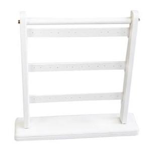 Three Bar Necklace Display Rack , Jewellery Racks Stands Storaging 18 Pairs Earrings