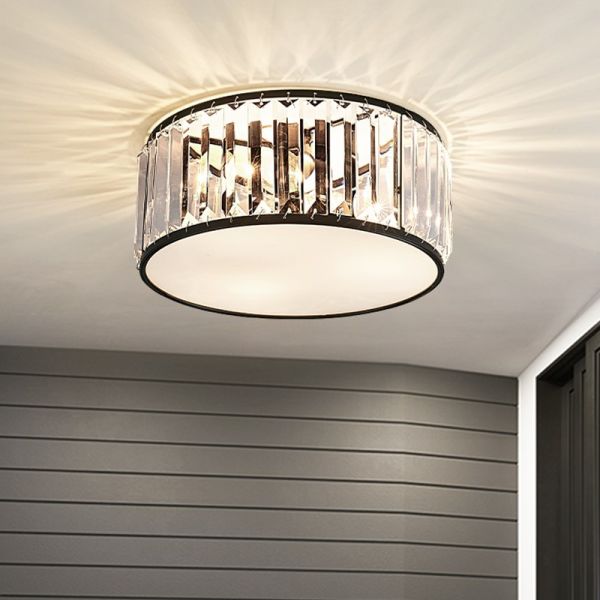 Modern Led Ceiling Lights Crystal Living room decor Creative Black chandelier lamp(WH-CA-98)