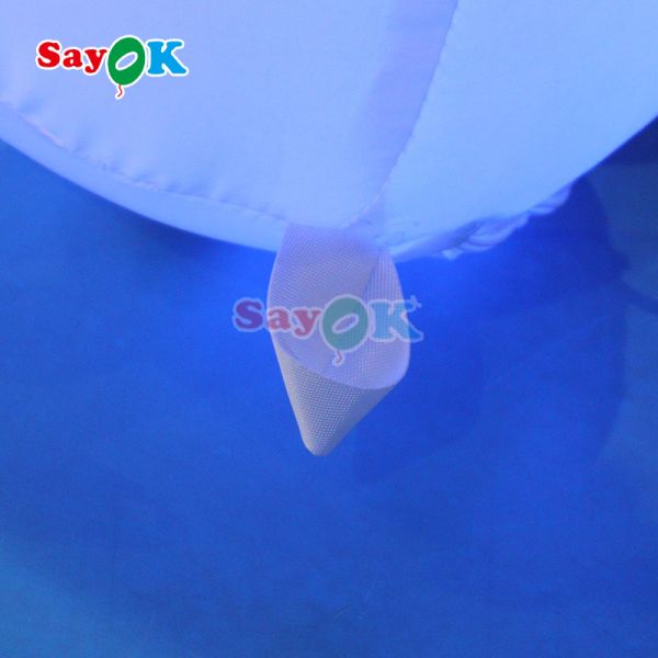 Music Stage Deco Inflatable Mushroom Park Decorative Inflatable Lighting Mushrooms Plants