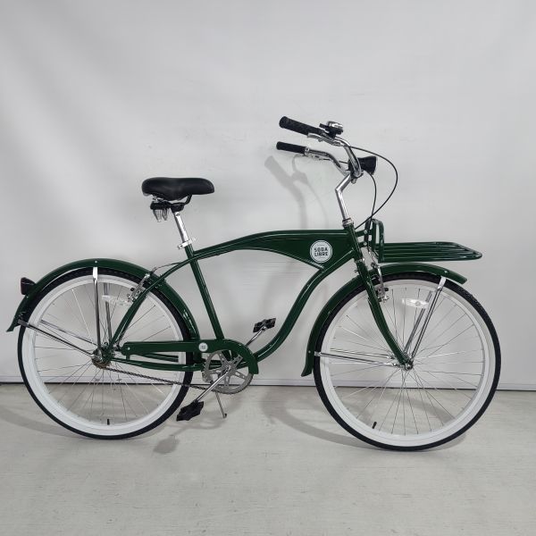 Steel Fork Material Adult Single Speed Men Beach Cruiser Bike 26 Inch for Promotion