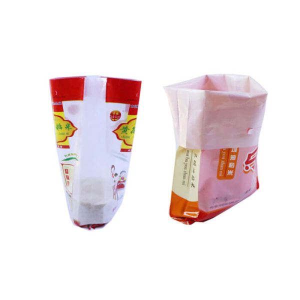 Durable Woven Plastic Packaging Bags , UV Resistant Grain Feed Bags Square Bottom