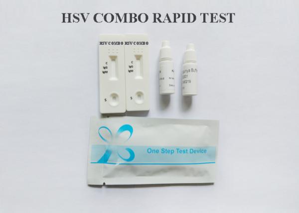 Easy Operation Home Fertility Testing Kits , HSV Home Test Kit For HSV IgG/IgM Combo
