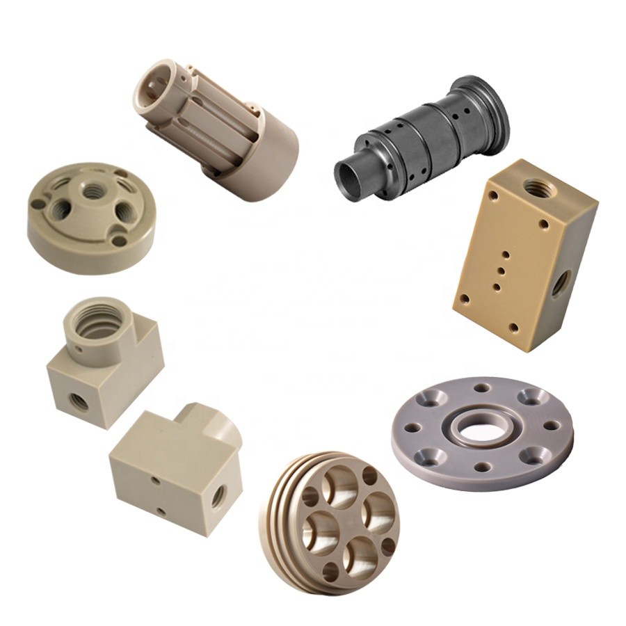 POM PEEK Nylon CNC Turning Milling Parts Precision Plastic CNC Mapping Service