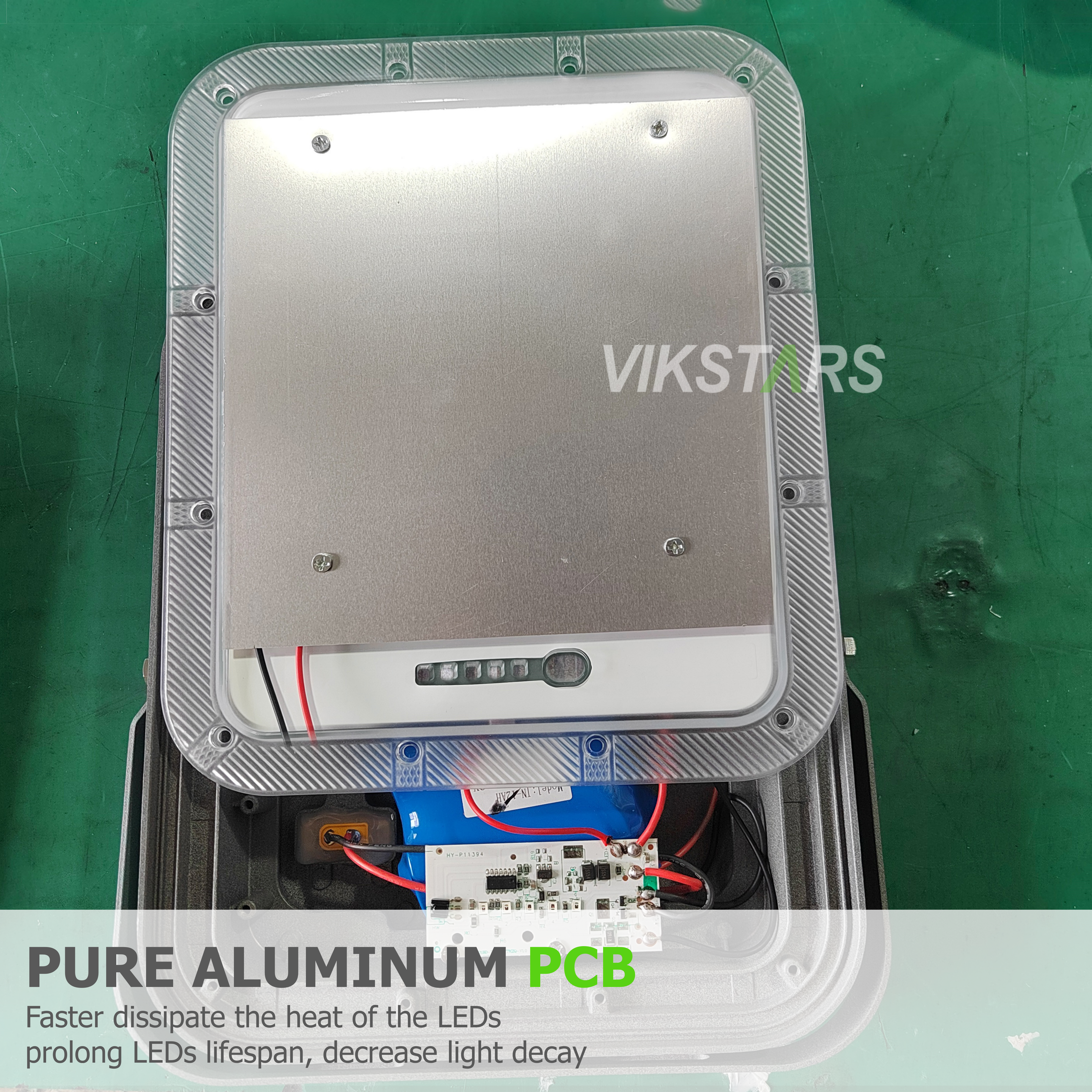 Battery Replaceblae 60w 100w 200W 300w Solar Flood Lights With PC Lens