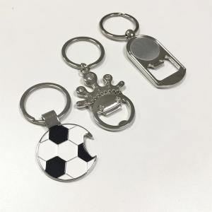 Laser Engraved Beer Bottle Opener Keychain Print Logo Key Ring Gift