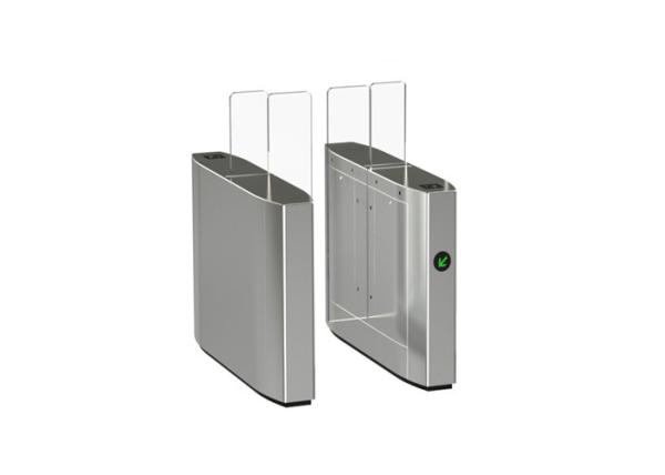DC24V BLDC Motor Stainless Steel Turnstiles 1.8m Height Glass Barrier Turnstiles