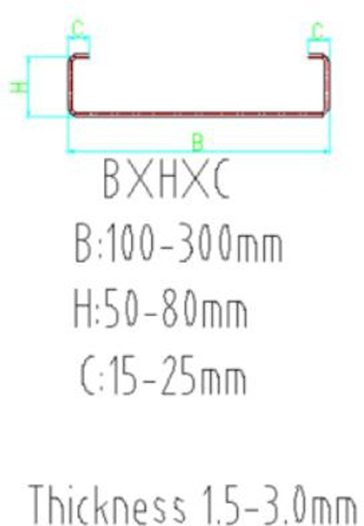 Automatic Z Purlin Roll Forming Machine For Roof Panel Making 1.5mm-3.0mm