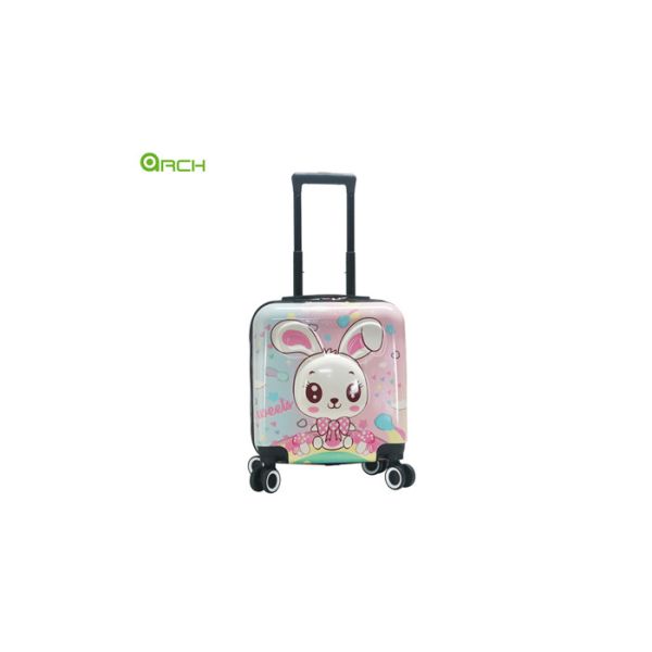 Manufacturer ABS+PC Hard Sided Luggage for Children with Bunny style