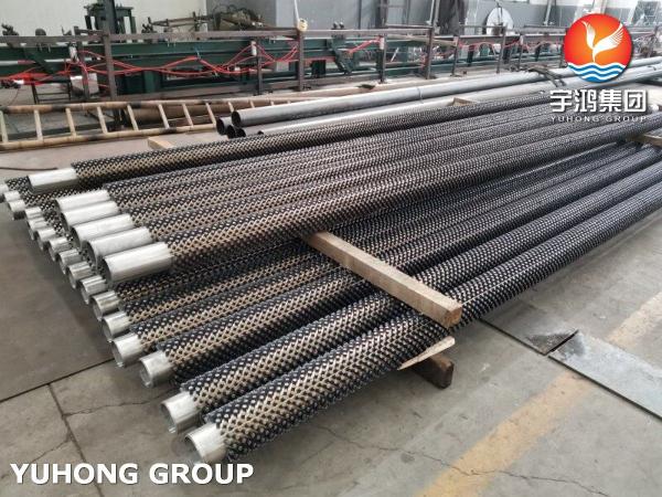 TP304H SS Low Fin Tube Cooling Systems ASME SA312 11Cr Customized