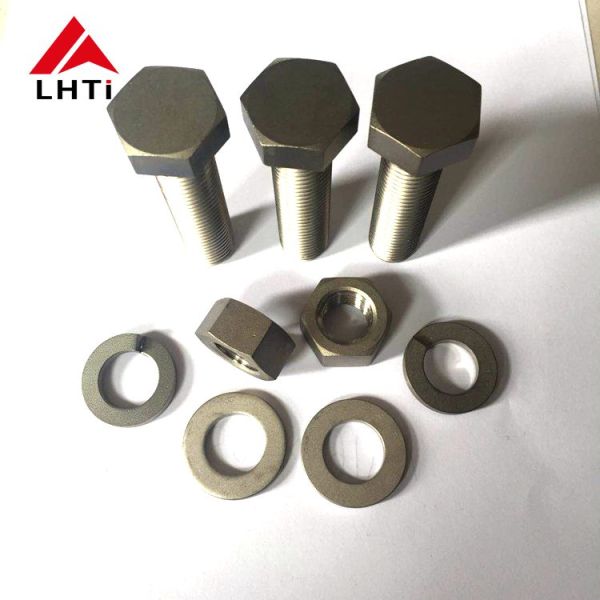 Gr2 Titanium Stud U Bolt Nut  2 Lock Nuts For Industry