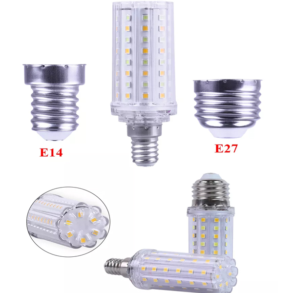 Lightweight Plastic E14 Corn LED Bulb , 220V Dimmable LED Corn Light