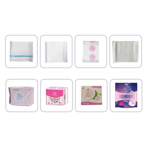 Biodegradable Natural Organic Cotton Anion Chip Sanitary Pad