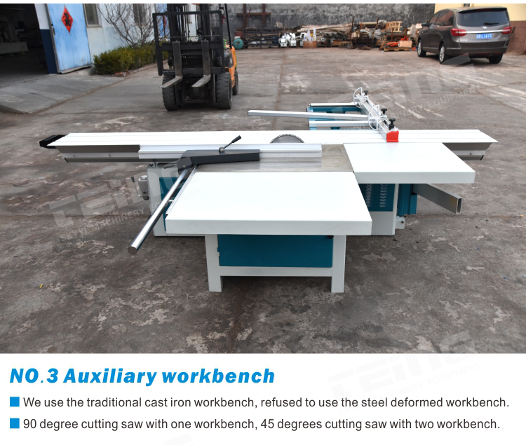 Multilayer Structure Woodworking Precision Table Saw for 3200mm Max. Length Workpieces