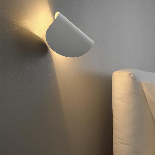 Italian modern minimalist wall lamp living room creative rotating art Io LED Wall Sconce(WH-OR-211)