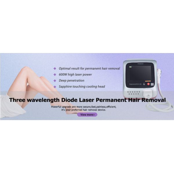 china Vertical high power new tri-wavelength depilacion equipment maquina de hair removal 810 808nm laser diodo