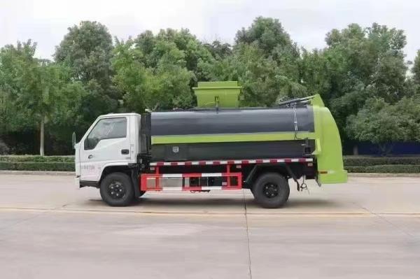 Manual Transmission Sanitation Cleaning Truck Medium Garbage Trucks Large Scale