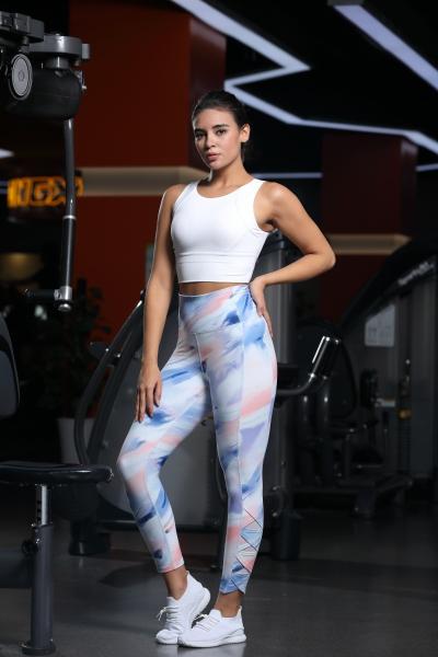 Breathable Fabric Sports Bra High Compression For Running Crossfit