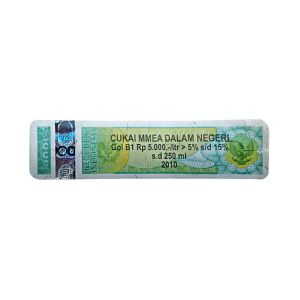 Customized Hot Stamping Label Tax Fluorescent Sticker Printing