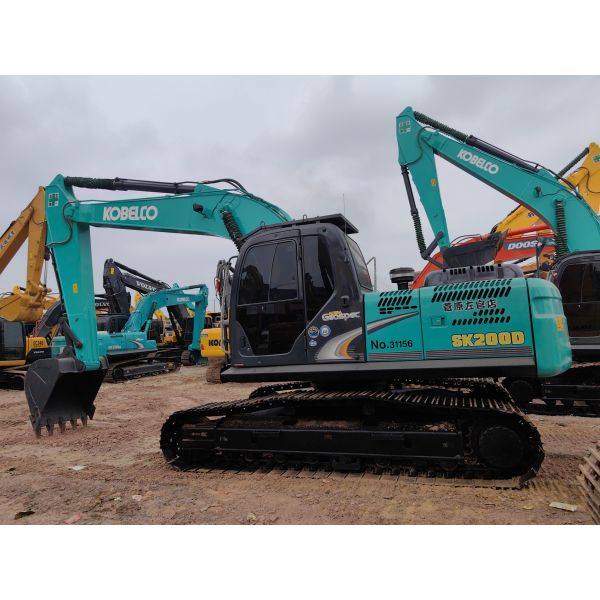 High Quality Kobelco Sk200 Excavator Medium Construction Machinery Japanese Original Low Price Japan Excavator Machine