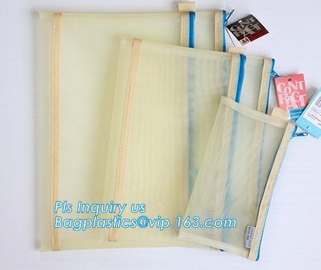 Colorful nylon zipper file folder bag with your own logo, zipper lock file bag, zipper file folder bag, carrying file ba