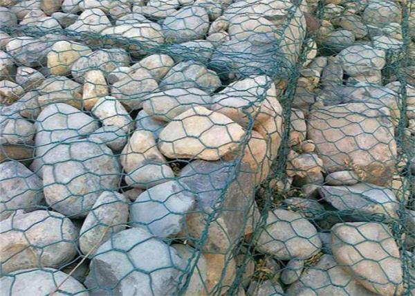 Flood Control Stainless Steel Pvc Coated Gabion Mesh Weight Per Square Meter