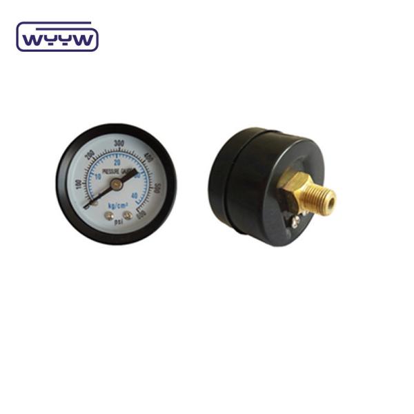60MM  0-10 kgcm2 & 150 psi Black steel case White dial manometer for water pressure