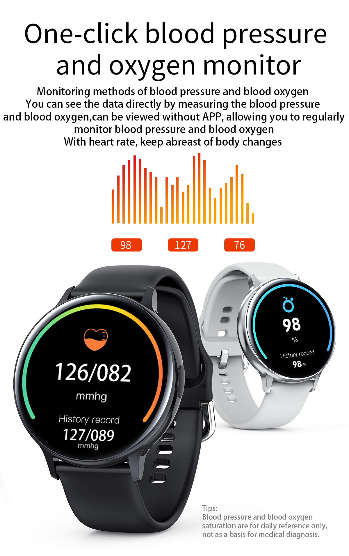 Smartwatch Ios андроида NRF52840, дозор Bluetooth руки BLE Ver 5,0