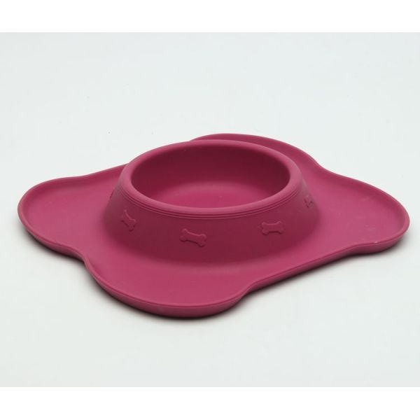 Flower Shape Professional Safe Dog Bowls Diameter 20cm 138g Weight