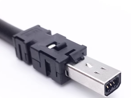 Panasonic Servo Motor Connector with RS232 RS485 Communication Silver and Gold Plated Contacts 1000V Voltage Rating