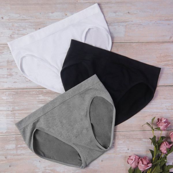 Seamless Thong Womens Underwears Undergarments Stretchy Soft Sporty Hipster Casual Brief