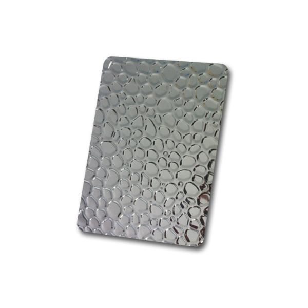 Thickened 316 Mirror Finish Sheet , Waterproof Embossed Stainless Steel Plate