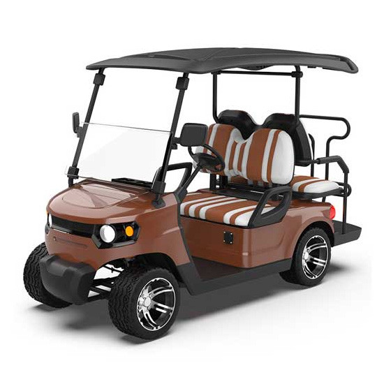 Personalized Design 2+2-Seater Electric Golf Cart Expandable Rear Seat