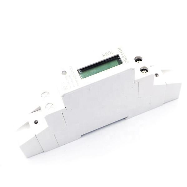 DIN RAIL Single phase digital power meter kwh meter LCD Display