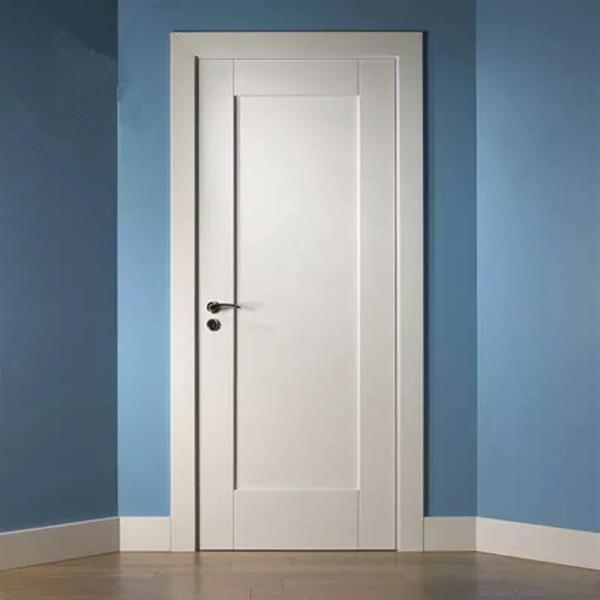 Indoor Shaker Plain Wooden Solid Interior Hard Wood Door CE approved