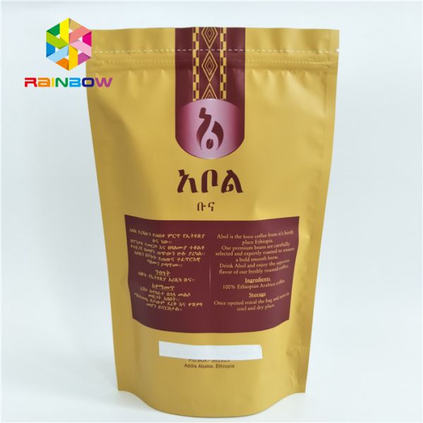 Мешки гайки чая порошка пластиковые упаковывая печатание алюминиевой фольги изготовленное на заказ с клапаном