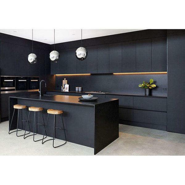 Melamine Board Prefab Kitchen Cabinets Wall Mounted Furniture