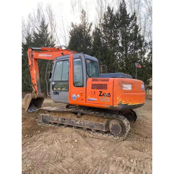 Usado Hitachi EX120 Excavadora confiable máquina de construcción de segunda mano Venta global