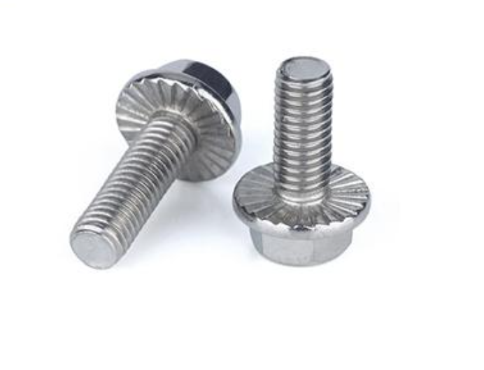 M10 M12 Galvanized Carbon Steel  Hex Hexagon Head Serrated Flange Bolt DIN6921