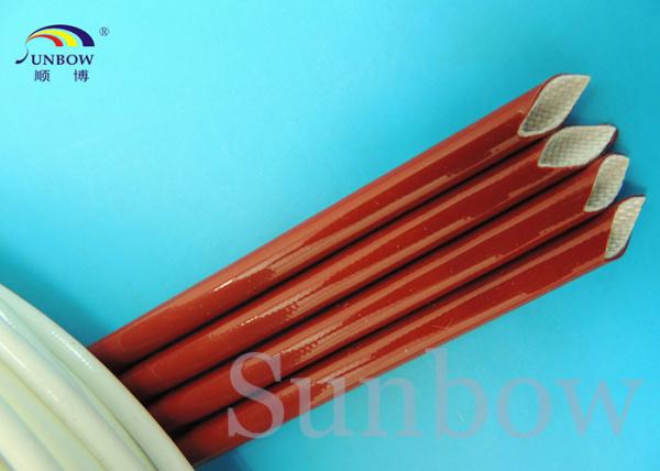 Breakdown Voltage 7.0kv silicone rubber fiberglass sleeving FOR Coffe machines