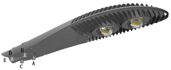 Commercial10500Lm Outdoor LED Street Lights 100W Led Cobra Head Anti - Glare