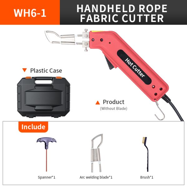 Handheld горячая веревочка резца ткани ножа сплетя 60W