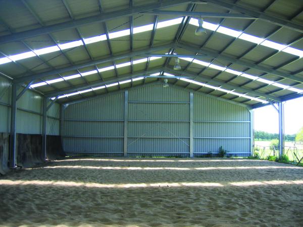 Galvanized Or Painting Warehouse Steel Structure / Metal Building Structure