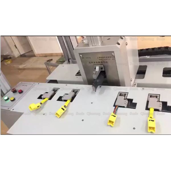 High Power Ultrasonic Spot Welding Machine , Spot Welding Equipment For Wire Flat Cable