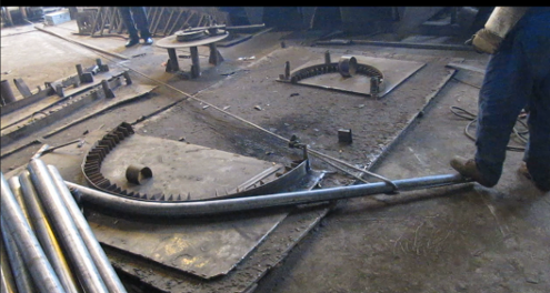 Промышленные машина фонарного столба улицы/оборудование делать для фонарного столба