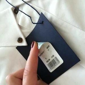 UHF Paper Adhesive Inlay RFID Tag , Clothing Sticker Apparel Tag Label For Garment Tracking